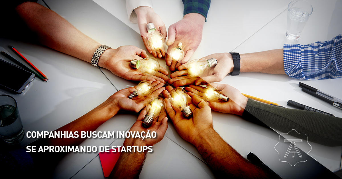 Companhias buscam inovação se aproximando de startups