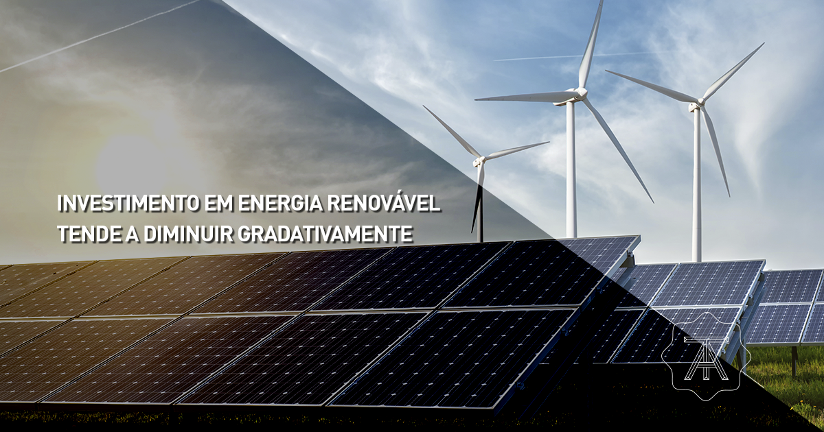 Investimento global em energia renovável cai 7% em 2017